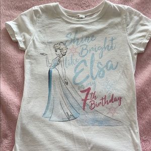 Disney frozen Elsa birthday shirt